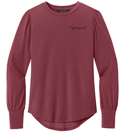 Mercer+Mettle® Women’s Stretch Jersey Long Sleeve Blouson Top