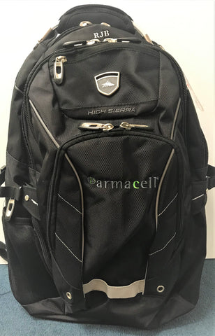 Approved Computer Backpack with Armacell Logo and Embroidered Customer Initials