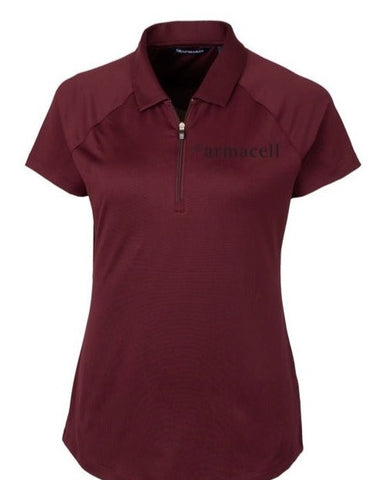Ladies Cutter & Buck Forge Stretch Short Sleeve Polo