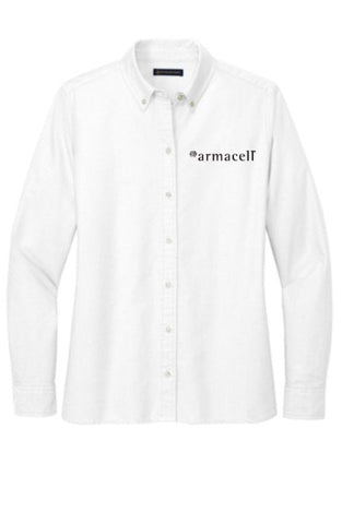 Brooks Brothers® Women’s Casual Oxford Cloth Shirt w/ Embroidered Armacell Logo