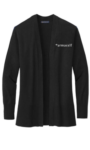 Brooks Brothers® Women’s Cotton Stretch Long Cardigan Sweater w/ Embroidered Armacell Logo