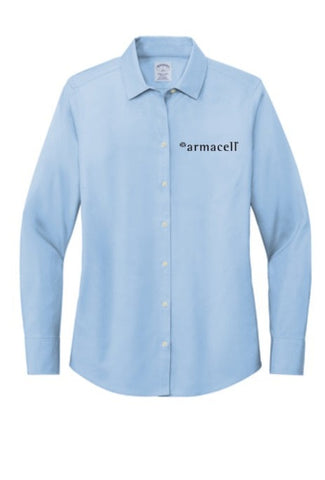 Brooks Brothers® Women’s Wrinkle-Free Stretch Pinpoint Shirt w/ Embroidered Armacell Logo